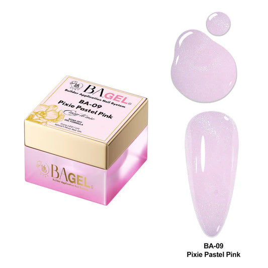 Hyba Builder Gel Application 1.7oz - BA-09 Pixie Pastel Pink