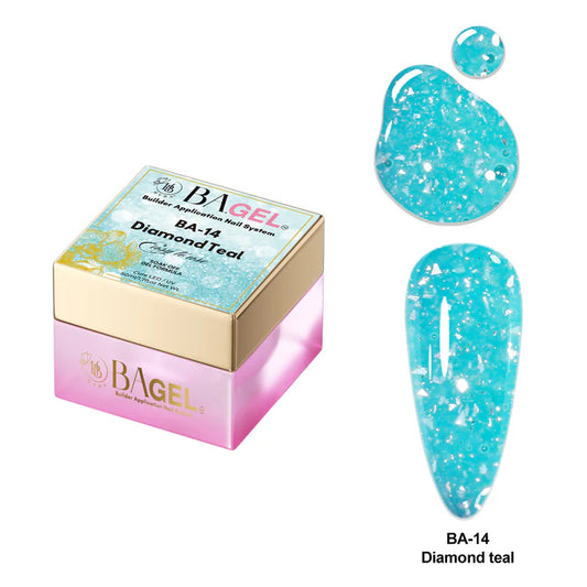 Hyba Builder Gel Application 1.7oz - BA-14 Diamond Teal