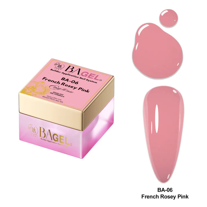 Hyba Builder Gel Application 1.7oz - BA-06 French Rosey Pink
