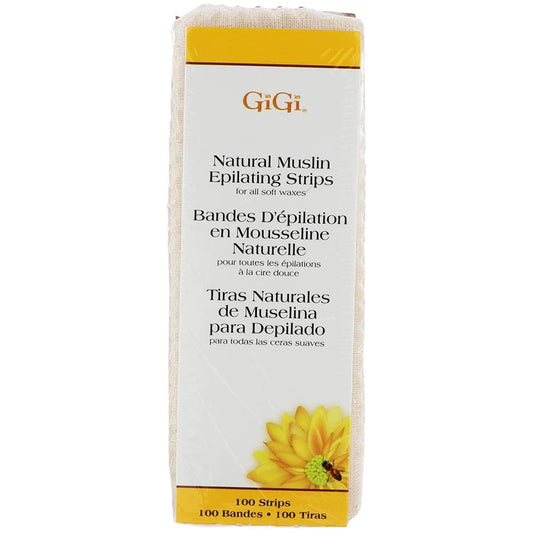 GiGi Natural Muslin Epilating Strips (100 Strips)