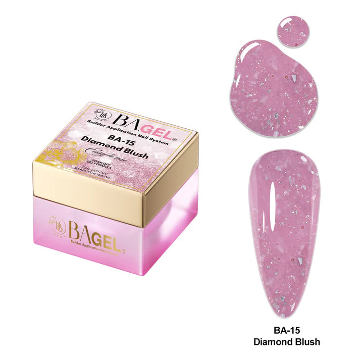 Hyba Builder Gel Application 1.7oz - BA-15 Diamond Blush