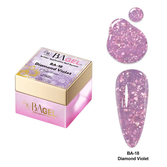 Hyba Builder Gel Application 1.7oz - BA-18 Diamond Violet