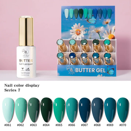 BUTTER Gel Polish SERIES 7 (Colors #061-#070)
