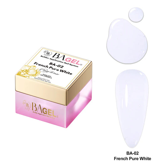 Hyba Builder Gel Application 1.7oz - BA-02 French Pure White