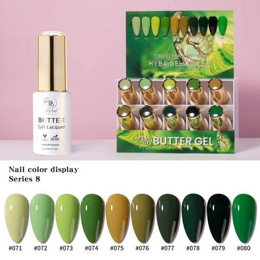 BUTTER Gel Polish SERIES 8 (Colors #071-#080)