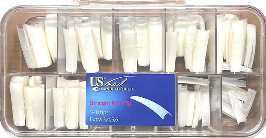 USN - Straight Natural Nail Tips Refill