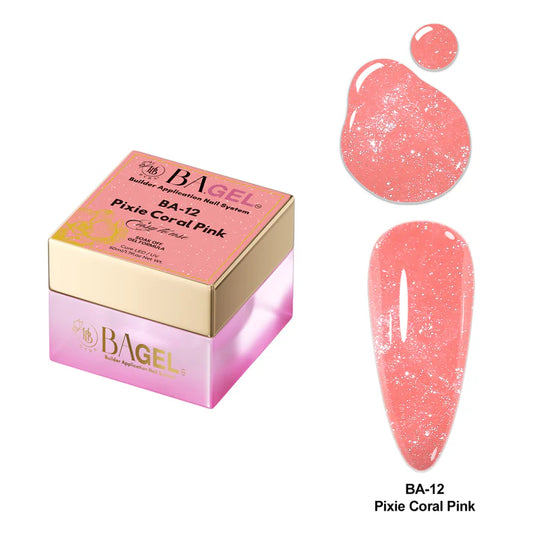 Hyba Builder Gel Application 1.7oz - BA-12 Pixie Coral Pink