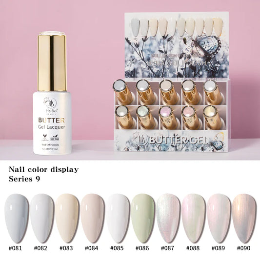 BUTTER Gel Polish SERIES 9 (Colors #081-#090)