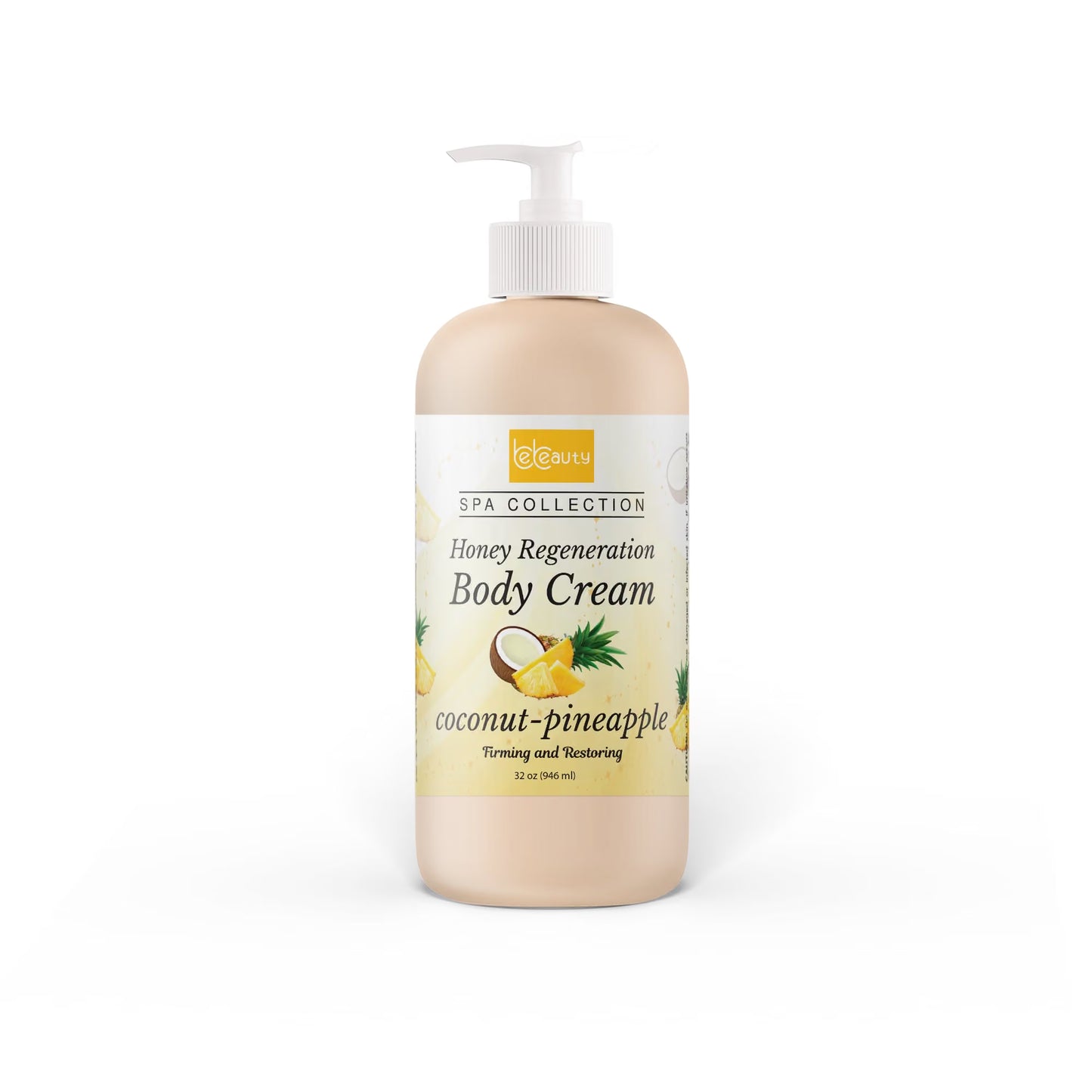 Bebeauty Coconut Pineapple Body Cream Lotion 16oz
