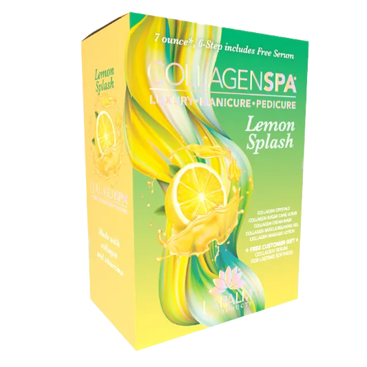La Palm Collagen Spa 6 Step Pedicure Kit - Lemon Splash