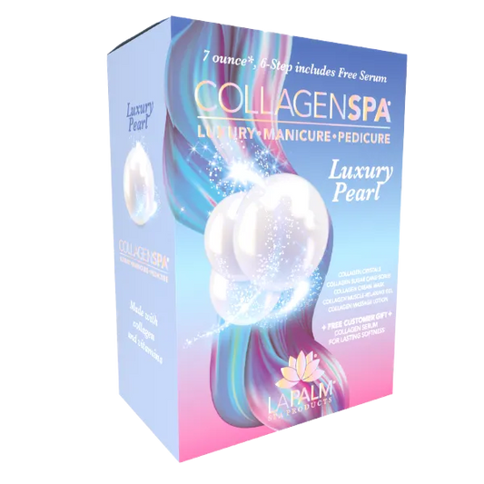 La Palm Collagen Spa 6 Step Pedicure Kit - Luxury Pearl