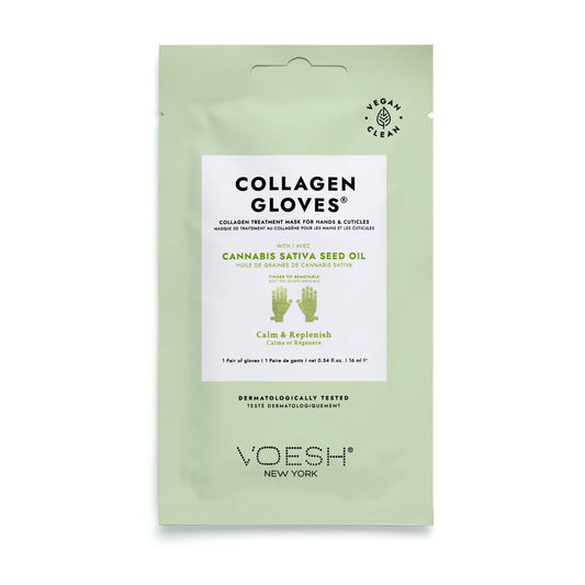 Voesh Collagen Gloves with Cannabis Sativa Seed Oil
