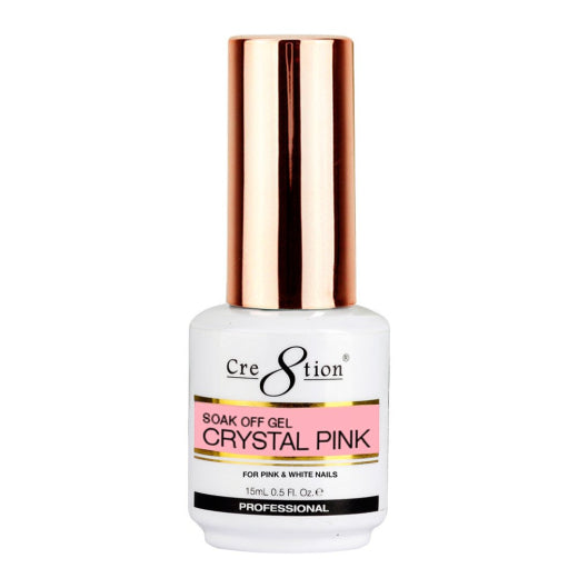 Cre8tion Soak off gel - Crystal Pink