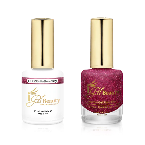 iGel Gel & Polish Duo, DD236 - Pret-a-party