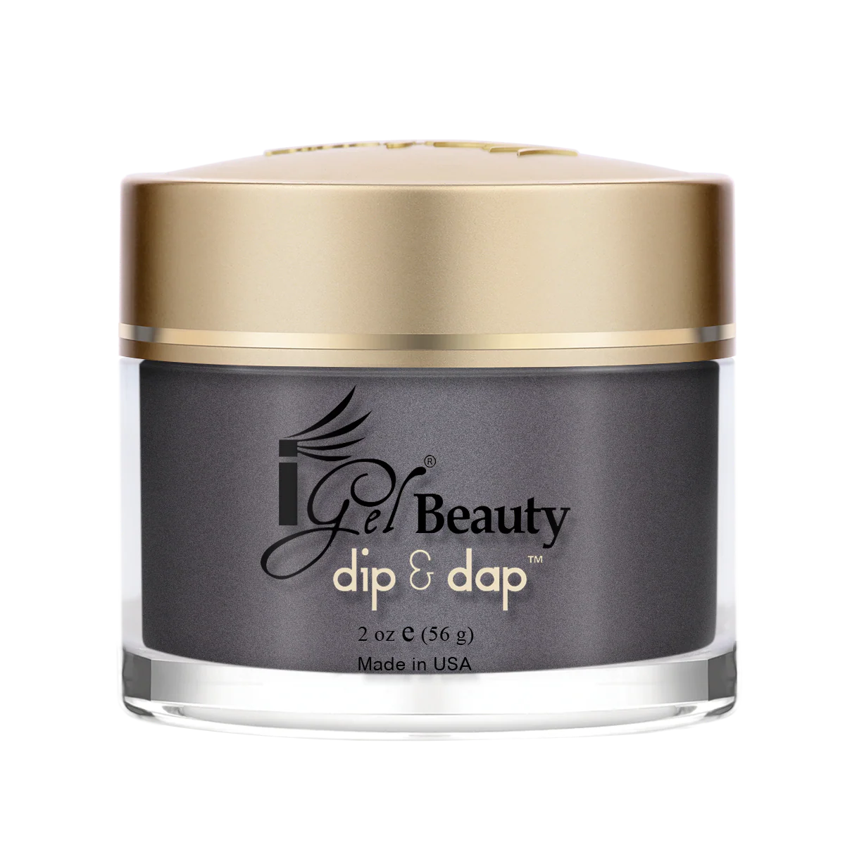 iGel Dip & Dap Powder 2oz - DD242 - Black Pearl