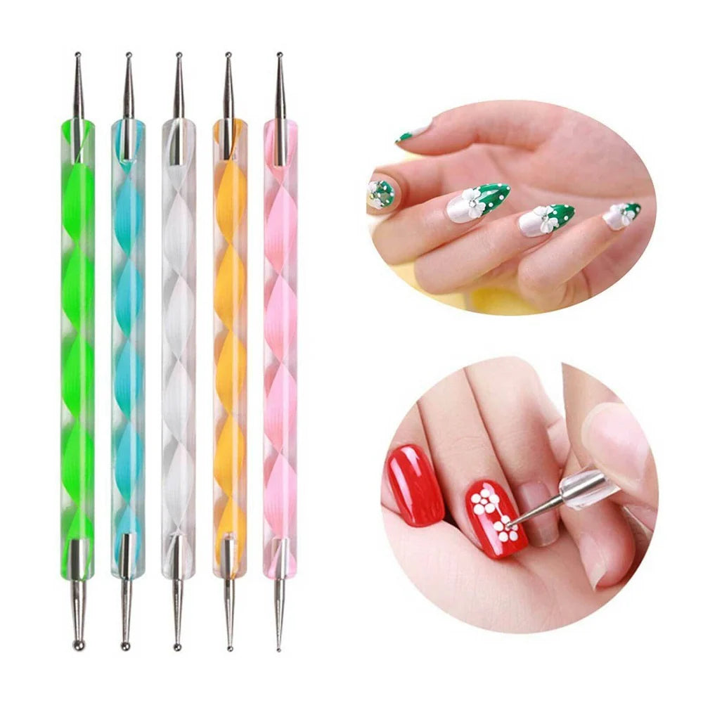 Dual Multi Sizes Dotting Tools (5pcs)
