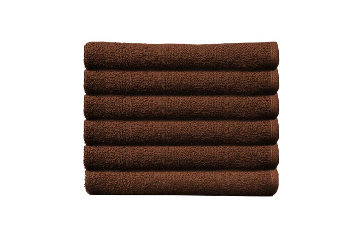 ProTex Edge™ Towels Pack (12 Pack) Chocolate Brown