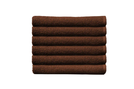 ProTex Edge™ Towels Pack (12 Pack) Chocolate Brown
