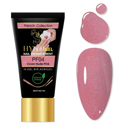 Hyba Hybrid Gel - HyGEL 60ml / PF04 Cover Nude Pink