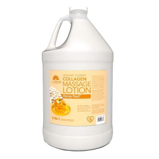 La Palm Healing Therapy Massage Lotion - Honey Pearl