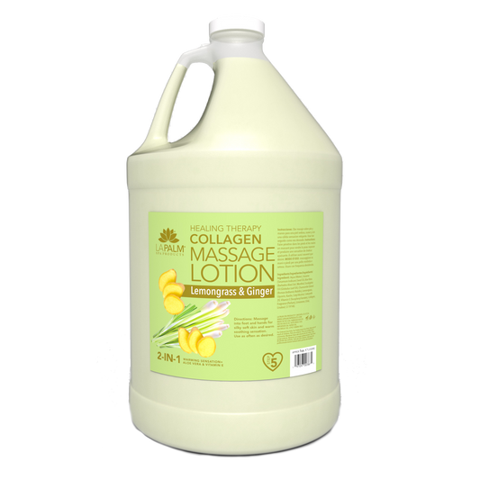 La Palm Healing Therapy Massage Lotion - Lemongrass & Ginger