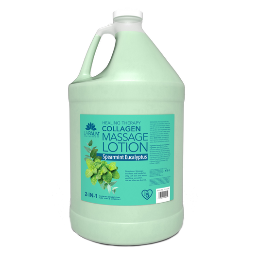 La Palm Healing Therapy Massage Lotion - Spearmint Eucalyptus