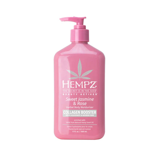 Hempz Sweet Jasmine & Rose Herbal Body Moisturizer with Collagen Booster