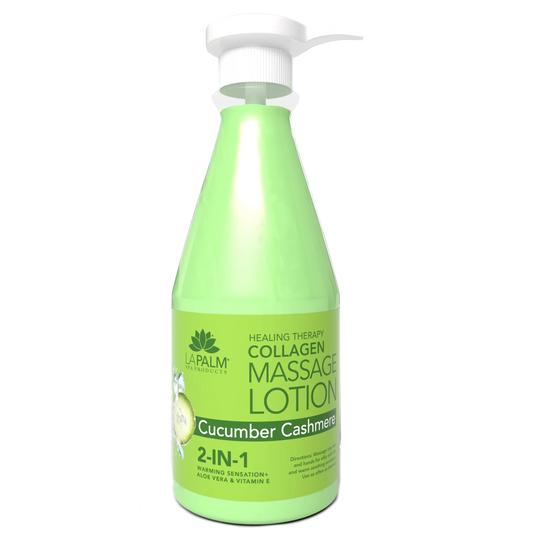 La Palm Healing Therapy Massage Lotion - Cucumber Cashmere