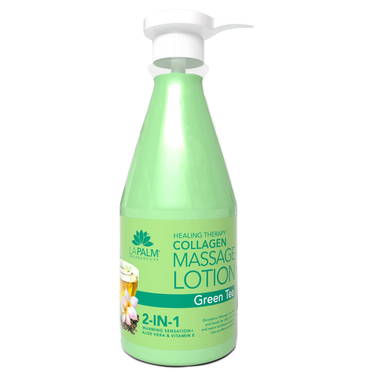 La Palm Healing Therapy Massage Lotion - Green Tea