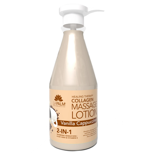 La Palm Healing Therapy Massage Lotion - Vanilla Cappuccino