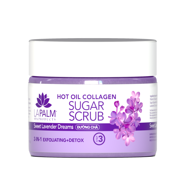 La Palm Hot Oil Sugar Scrub - Sweet Lavender