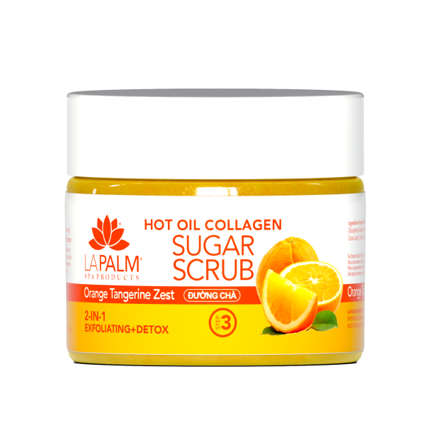 La Palm Hot Oil Sugar Scrub Orange Tangerine Zest