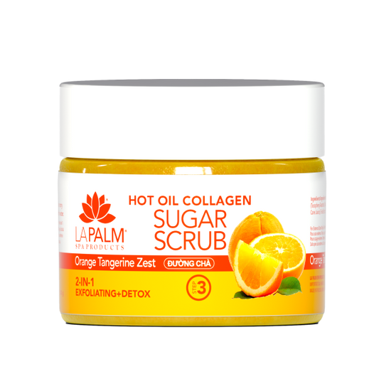 La Palm Hot Oil Sugar Scrub Orange Tangerine Zest