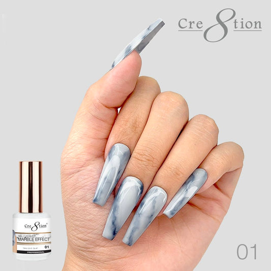 Cre8tion Marble Effect Gel #01