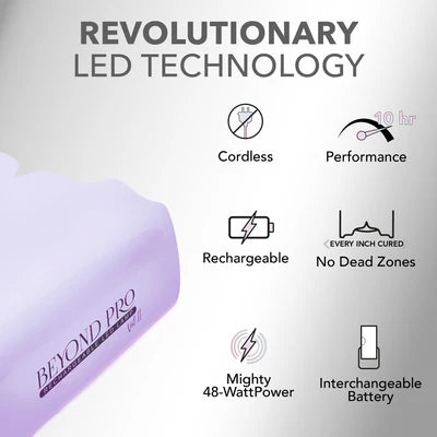 Kiara Sky Beyond Pro Rechargeable LED Lamp Vol. II - Purple