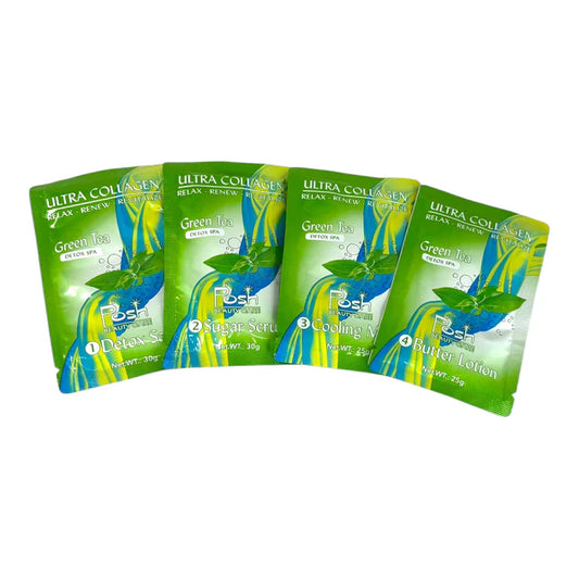 Posh Collagen Pedi Spa 4 Step - Green Tea