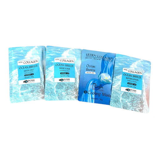 Posh Collagen Pedi Spa 4 Step - Ocean Breeze