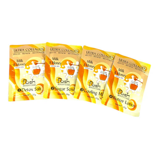 Posh Collagen Pedi Spa 4 Step - Milk & Honey