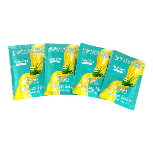 Posh Collagen Pedi Spa 4 Step - Aloe Vera