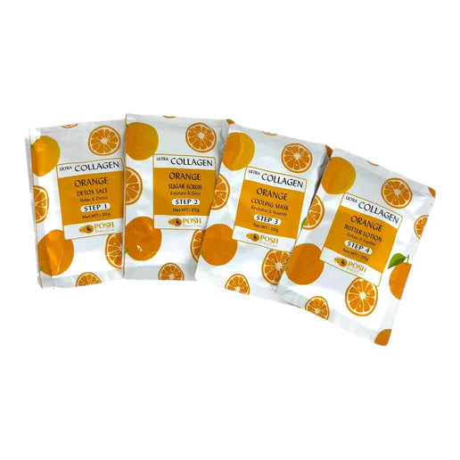 Posh Collagen Pedi Spa 4 Step - Orange