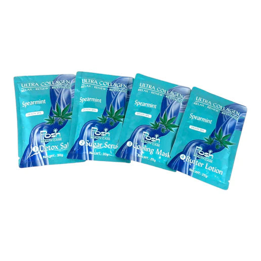 Posh Collagen Pedi Spa 4 Step - Spearmint