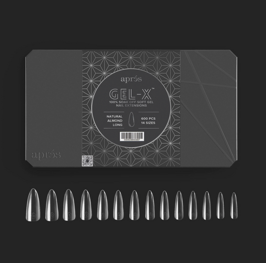 Gel-X® Natural Almond Long Box of Tips - Pro (600pcs)