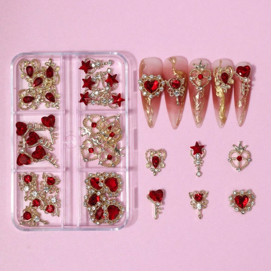 30Pcs 3D Nail Charms For Nail Art