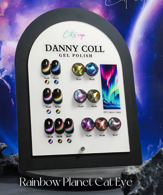 Danny Coll Rainbow Cat Eye Gel