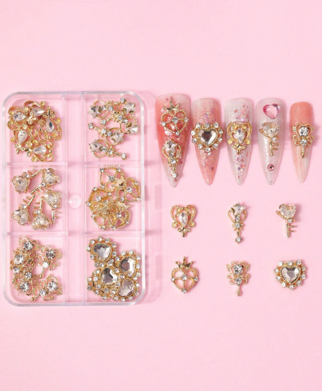 30Pcs 3D Nail Charms For Nail Art