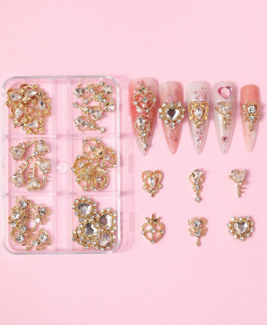 30Pcs 3D Nail Charms For Nail Art