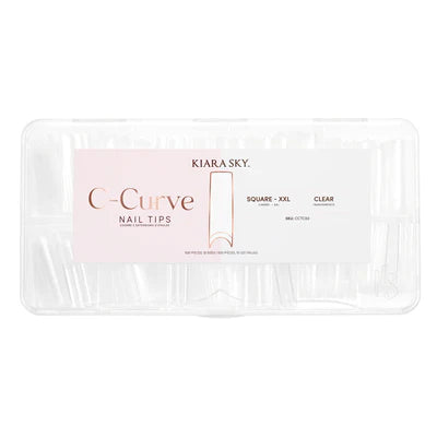 Kiara Sky Square Nail Tips XXL - Clear