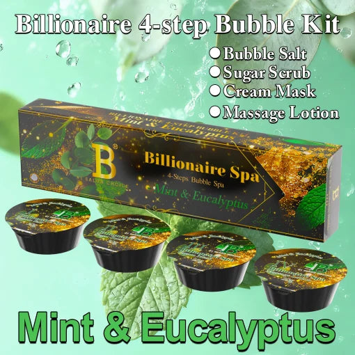 Billionaire 4 Steps Luxury Bubble Spa – Mint & Eucalyptus