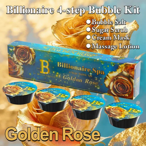 Billionaire 4 Steps Luxury Bubble Spa – Golden Rose