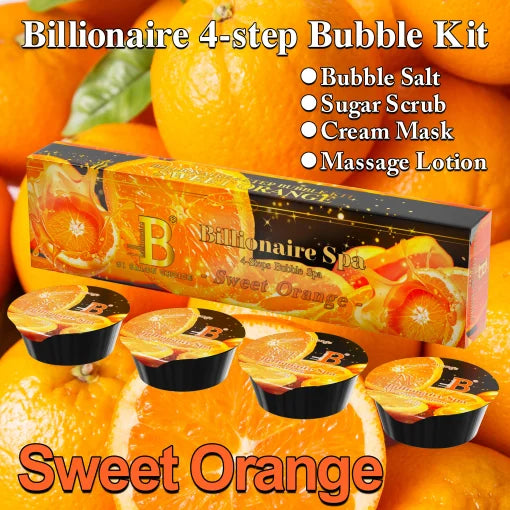 Billionaire 4 Steps Luxury Bubble Spa – Sweet Orange